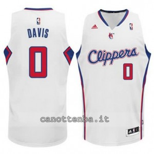 maglia glen davis #0 los angeles clippers 2014-2015 bianca