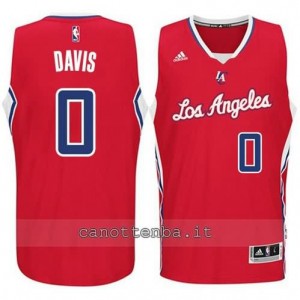 maglia glen davis #0 los angeles clippers 2014-2015 rosso