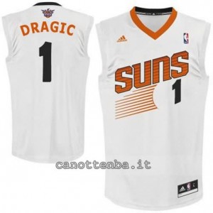 maglia goran dragic #1 phoenix suns revolution 30 bianca