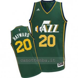 maglia gordon hayward #20 utah jazz 2014-2015 verde