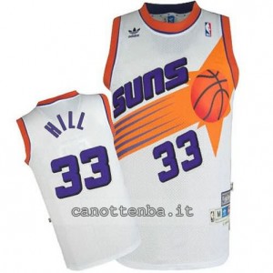 maglia grant hill #33 phoenix suns classico bianca