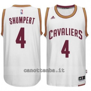 maglia iman shumpert #4 cleveland cavaliers 2014-2015 bianca