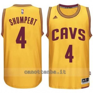 maglia iman shumpert #4 cleveland cavaliers 2014-2015 giallo