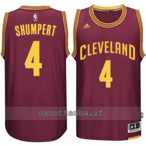 maglia iman shumpert #4 cleveland cavaliers 2014-2015 rosso