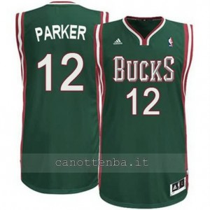 maglia jabari parker #12 milwaukee bucks revolution 30 verde