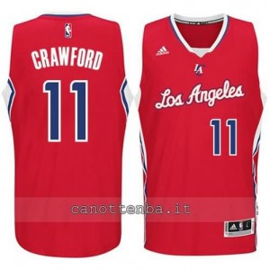 maglia jamal crawford #11 los angeles clippers 2014-2015 rosso