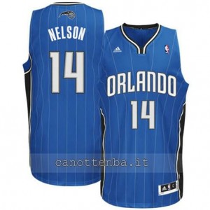 maglia jameer nelson #14 orlando magic revolution 30 blu