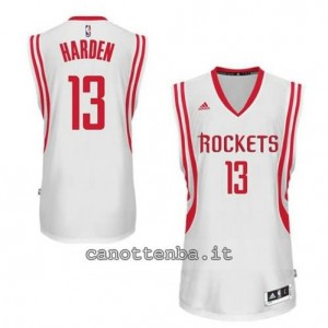 maglia james harden #13 houston rockets 2014-2015 bianca