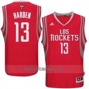 maglia james harden #13 houston rockets 2014-2015 rosso