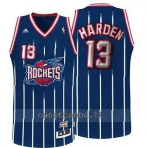 maglia james harden #13 houston rockets classico blu