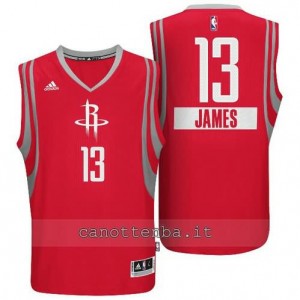 maglia james harden #13 houston rockets natale 2014 rosso