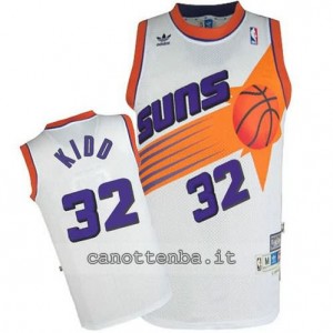 maglia jason kidd #32 phoenix suns classico bianca