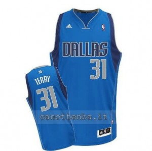 maglia jason terry #31 dallas mavericks casa revolution 30 blu