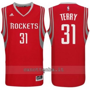 maglia jason terry #31 houston rockets 2014-2015 rosso