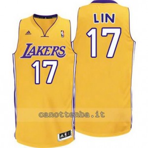 maglia jeremy lin #17 los angeles lakers revolution 30 giallo