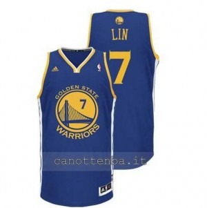 maglia jeremy lin #7 golden state warriors revolution 30 blu