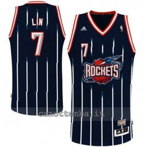 maglia jeremy lin #7 houston rockets classico blu