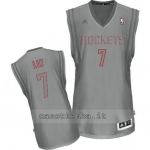 maglia jeremy lin #7 houston rockets moda grigio