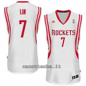 maglia jeremy lin #7 houston rockets revolution 30 bianca