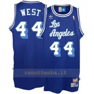 maglia jerry west #44 los angeles lakers soul blu