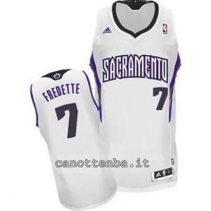 maglia jimmer fredette #7 sacramento kings revolution 30 bianca