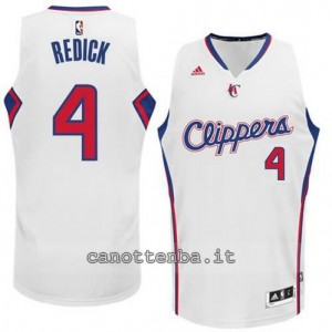 maglia jj redick #4 los angeles clippers 2014-2015 bianca