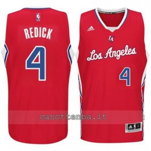 maglia jj redick #4 los angeles clippers 2014-2015 rosso