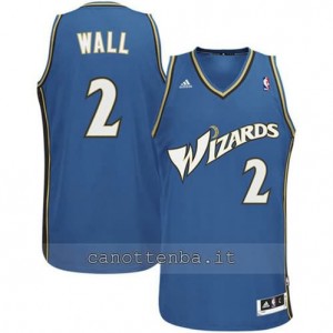 maglia john wall #2 washington wizards revolution 30 blu