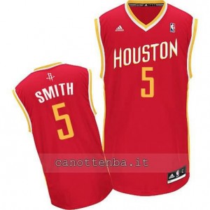 maglia josh smith #5 houston rockets revolution 30 rosso