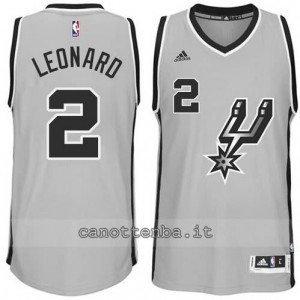 maglia kawhi leonard #2 san antonio spurs 2014-2015 grigio