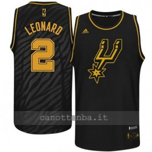 maglia kawhi leonard #2 san antonio spurs moda nero