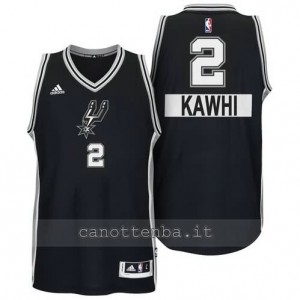 maglia kawhi leonard #2 san antonio spurs natale 2014 nero