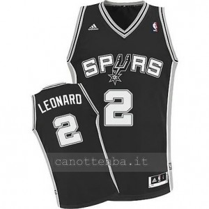 maglia kawhi leonard #2 san antonio spurs revolution 30 nero