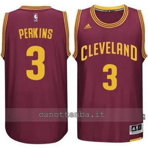 maglia kendrick perkins #3 cleveland cavaliers 2014-2015 rosso