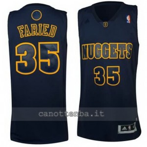 maglia kenneth faried #35 denver nuggets moda nero