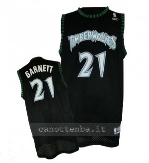 maglia kevin garnett #21 minnesota timberwolves soul nero