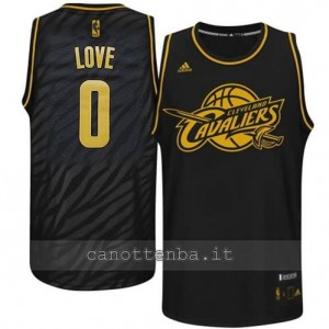 maglia kevin love #0 cleveland cavaliers moda nero