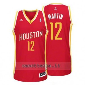 maglia kevin martin #12 houston rockets revolution 30 rosso