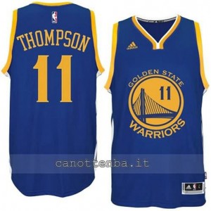 maglia klay thompson #11 golden state warriors 2014-2015 blu