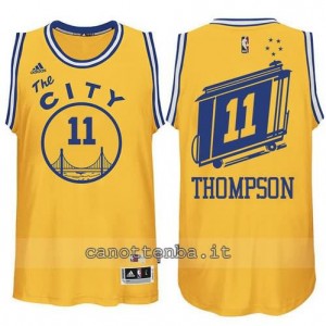 maglia klay thompson #11 golden state warriors classico giallo