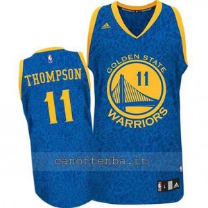 maglia klay thompson #11 golden state warriors leopard