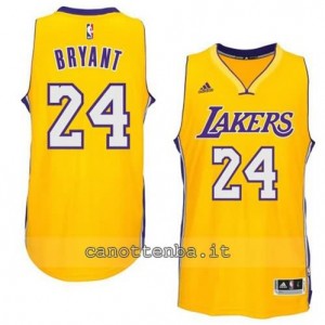 maglia kobe bryant #24 los angeles lakers 2014-2015 giallo