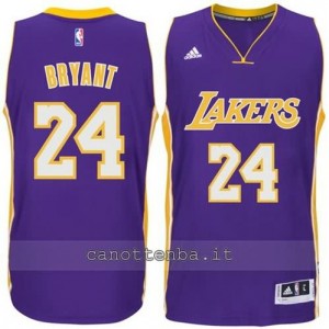 maglia kobe bryant #24 los angeles lakers 2014-2015 porpora