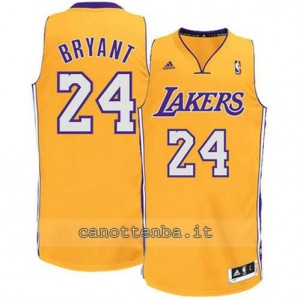 maglia kobe bryant #24 los angeles lakers revolution 30 giallo