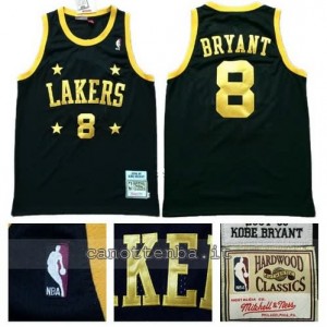 maglia kobe bryant #8 los angeles lakers classico nero