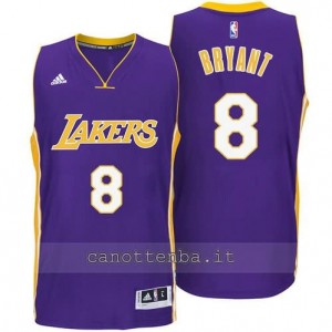 maglia kobe bryant #8 los angeles lakers porpora