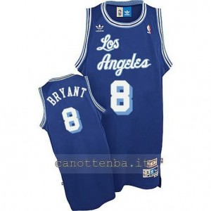 maglia kobe bryant #8 los angeles lakers soul blu