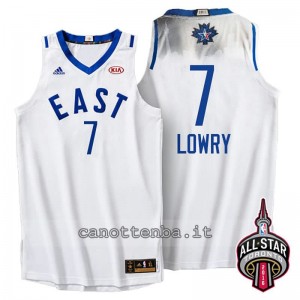 maglia kyle lowry #7 nba all star 2016 bianca
