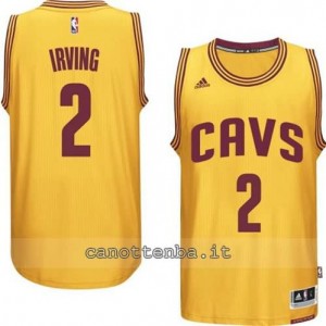 maglia kyrie irving #2 cleveland cavaliers 2014-2015 giallo