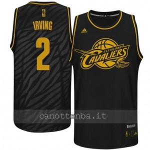 maglia kyrie irving #2 cleveland cavaliers moda nero